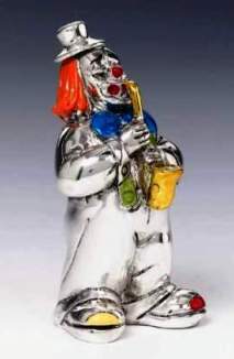 Silver Clown Saxophone