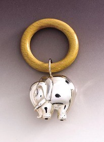 Silver Elephant Bell