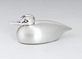 Satin Silver Duck