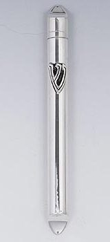 Silver Mezuzah Case Flute